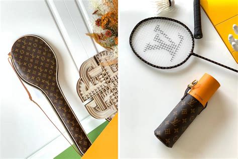 This fancy Louis Vuitton’s badminton set looks unexplainably